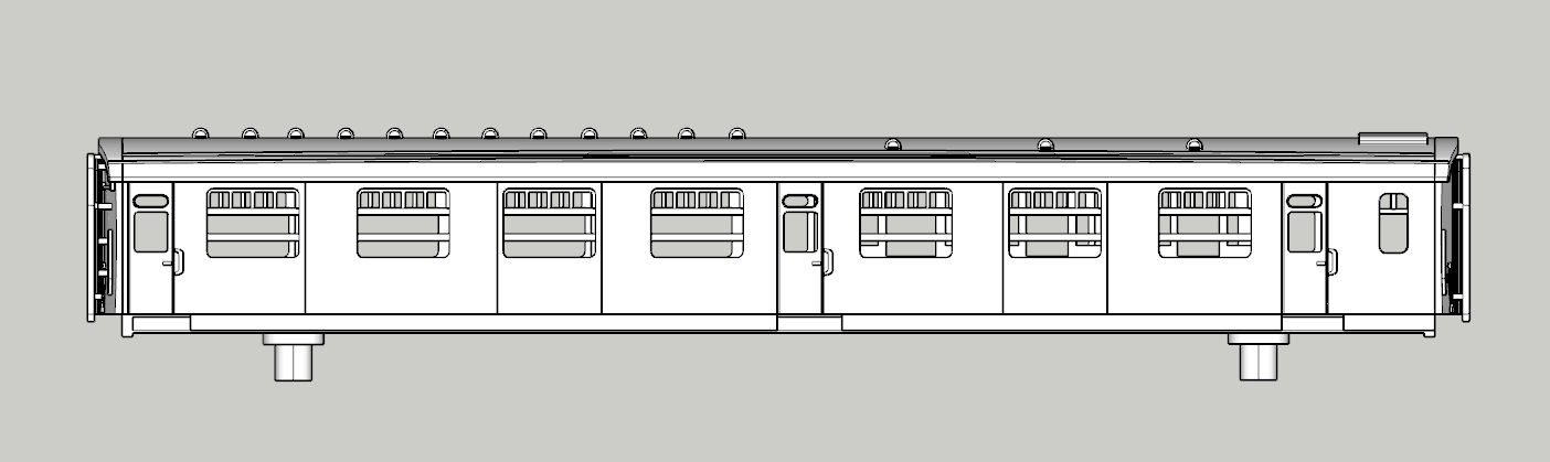 (image for) SR Bulleid Eastleigh 3 cmpt Rest First Saloon - d2507
